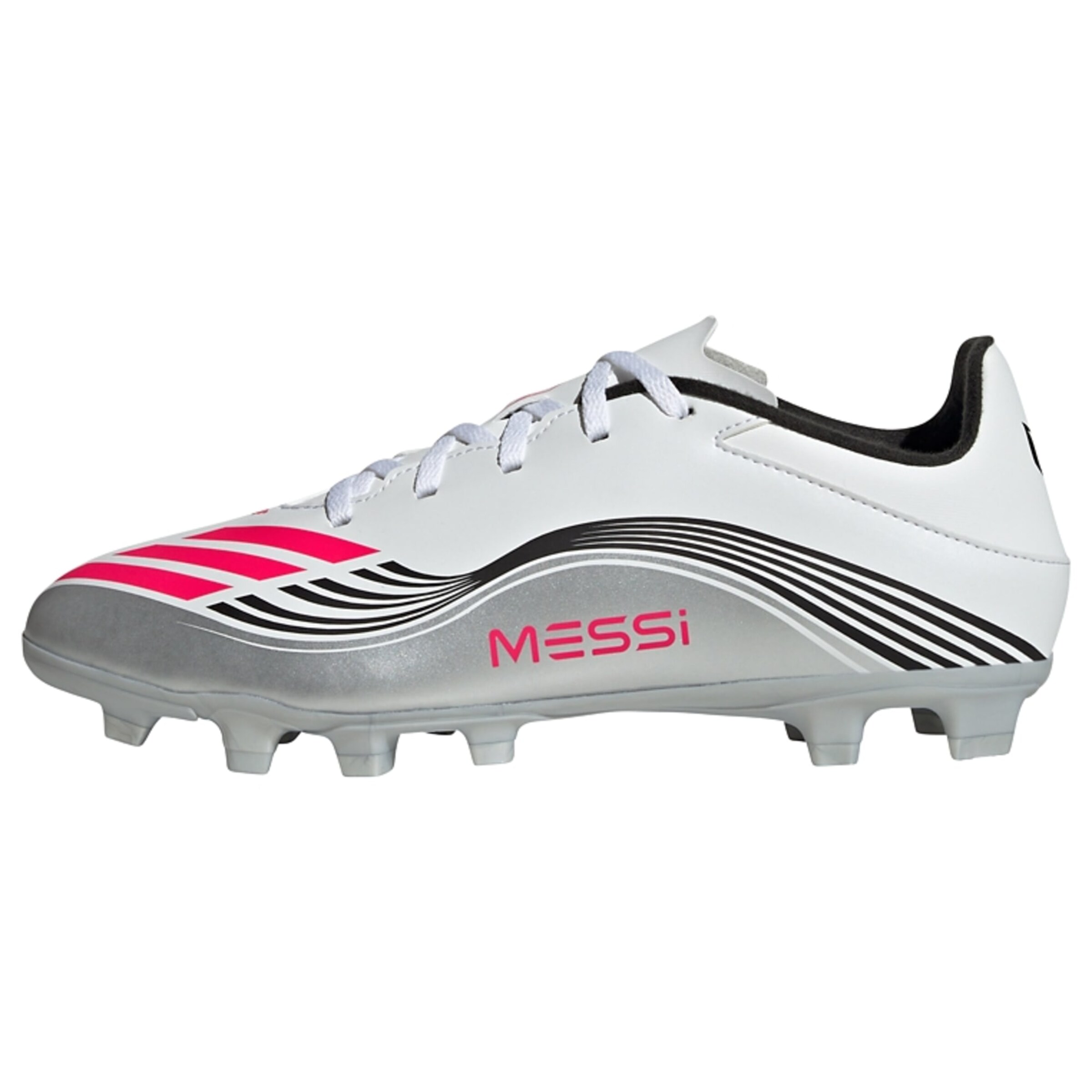 Scarpa da calcio 'F50 Messi Club Firm/Multi-Ground' di ADIDAS PERFORMANCE in bianco: frontale