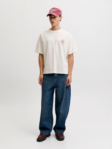Maglietta 'JORSALAMANCO' di JACK & JONES in bianco