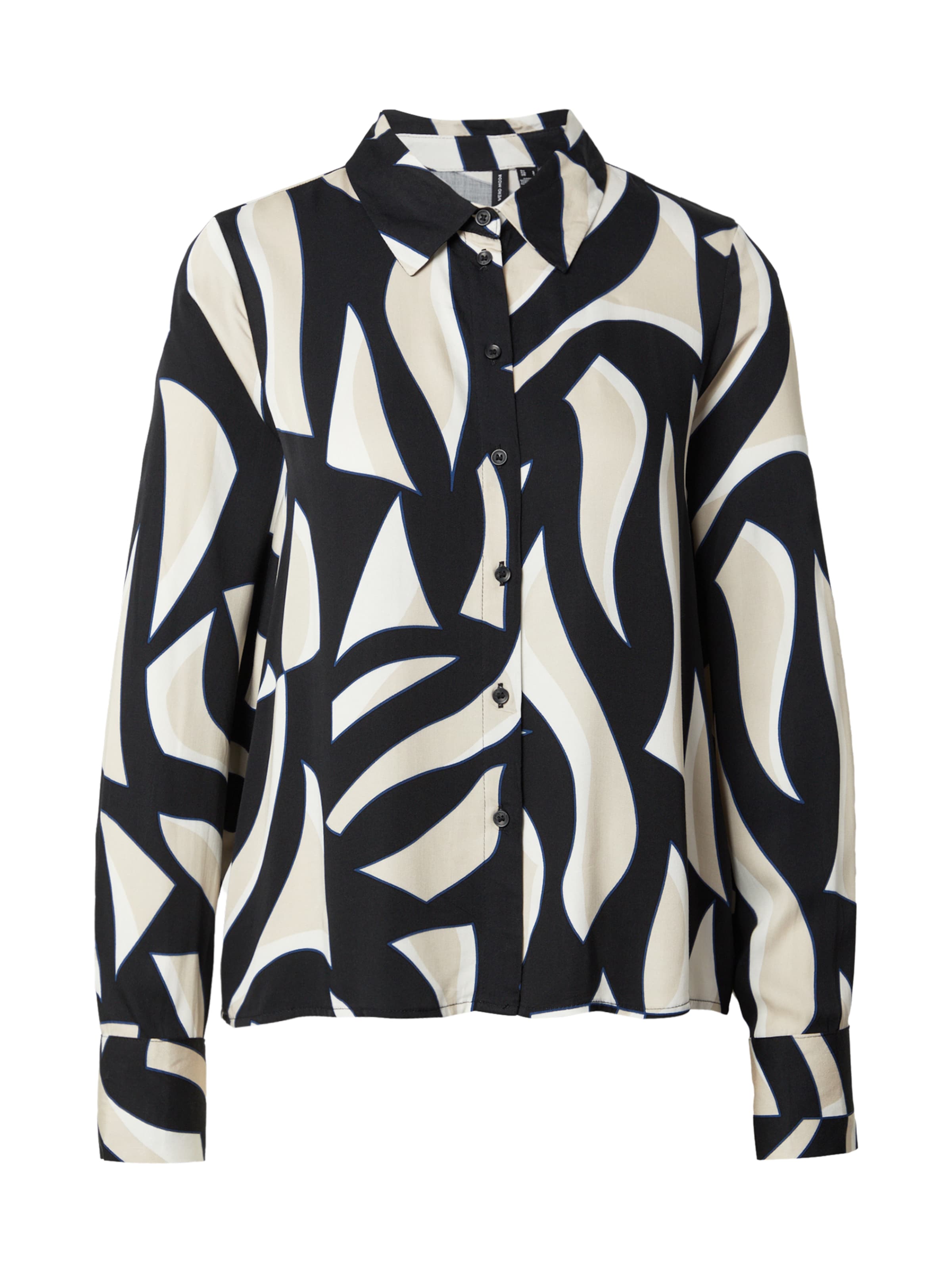 melns VERO MODA Blūze 'VMCINDY REGINA': no priekšpuses