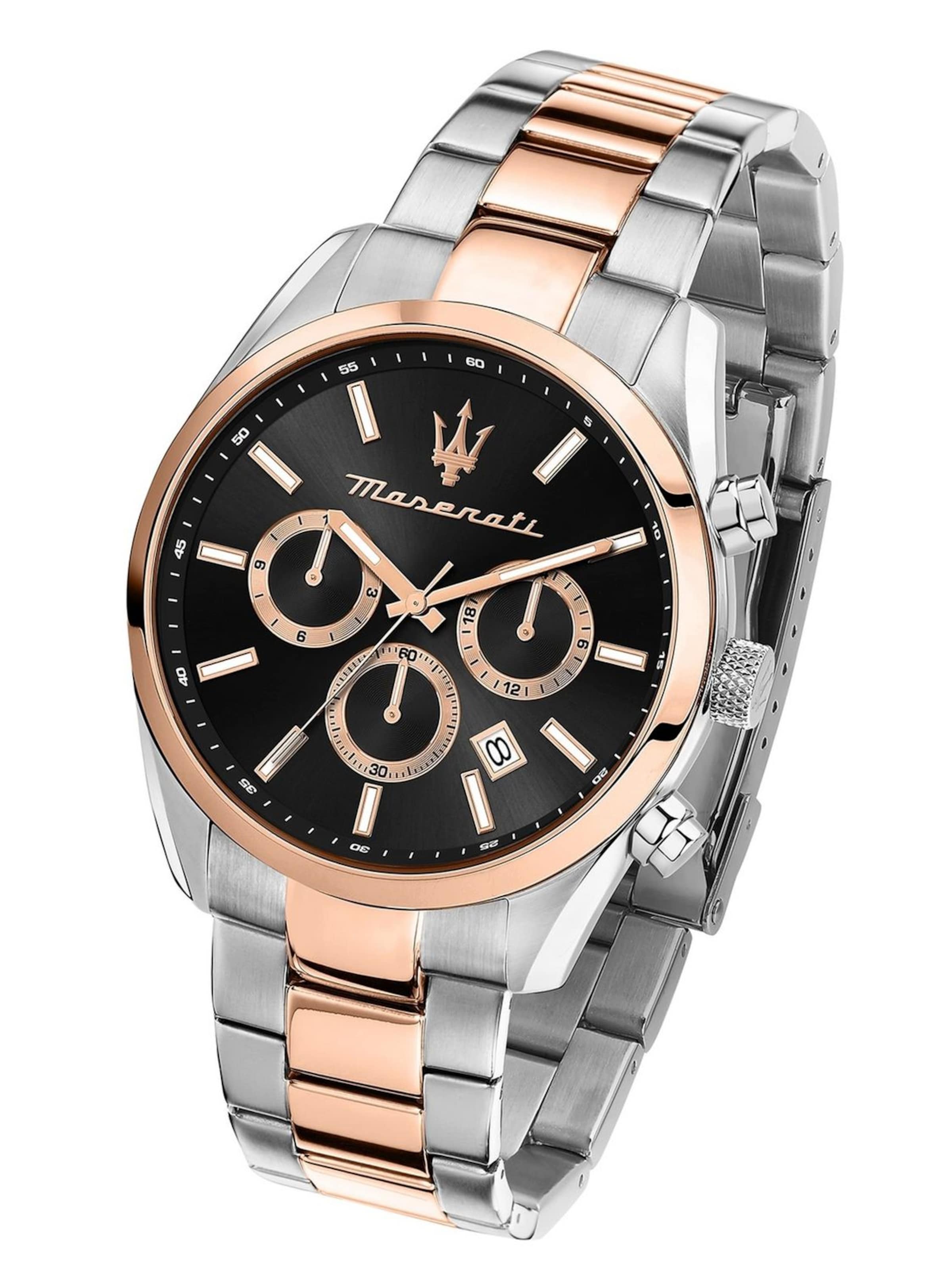 Maserati Analoog horloge in Zilver: voorkant