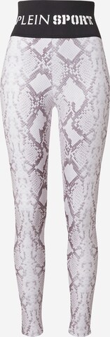 Plein Sport Regular Leggings in Grey: front