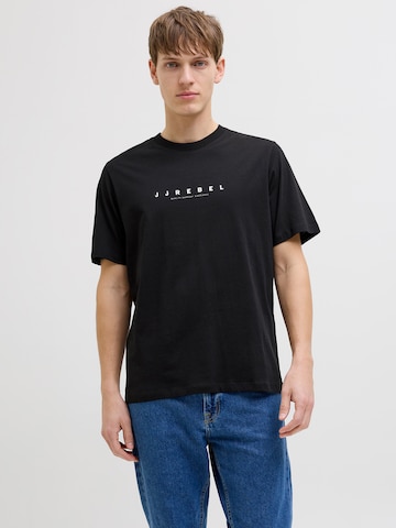 JJ Rebel T-Shirt 'JREBROCKY' in Schwarz: Vorderseite