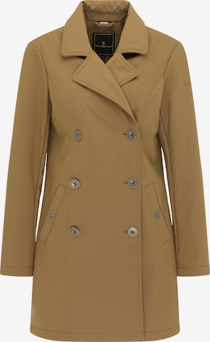 DreiMaster Klassik Between-Seasons Coat in Brown: front