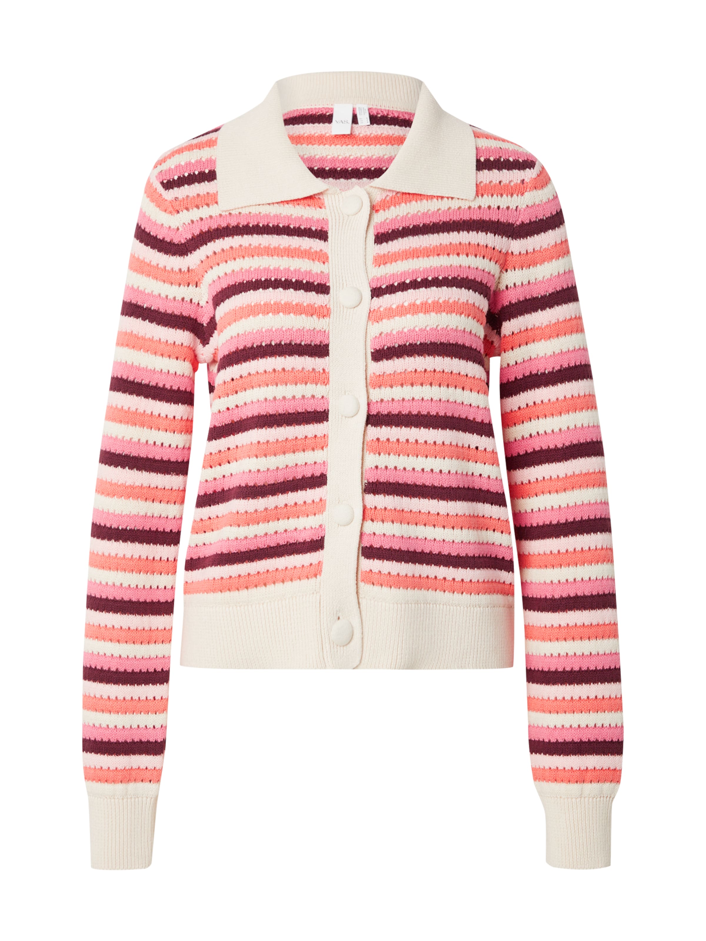 Cardigan 'YASTRIMI' YAS en rose : devant