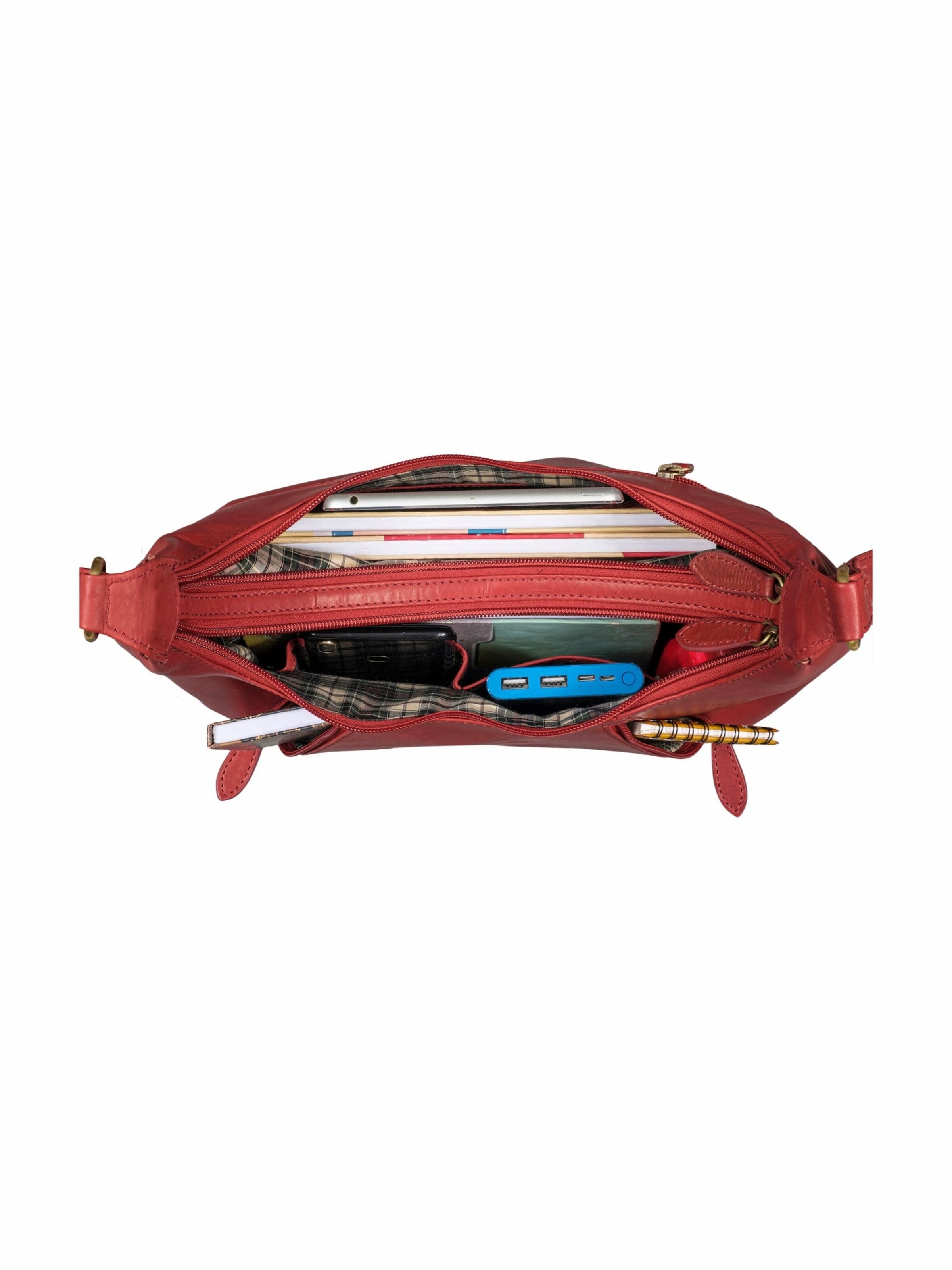 Benthill Crossbody Bag in Red