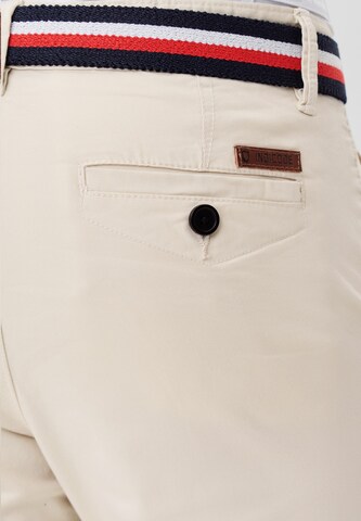 INDICODE JEANS Regular Hose 'Cherry' in Beige