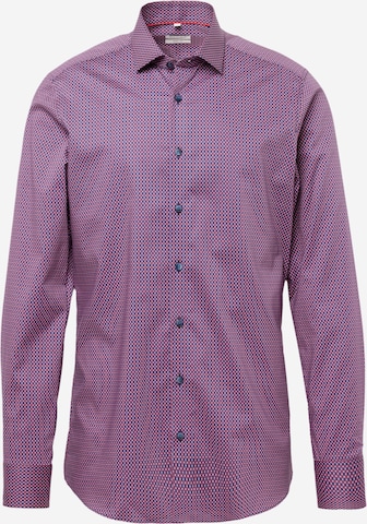 OLYMP Košile 'Level 5' – fialová: přední strana