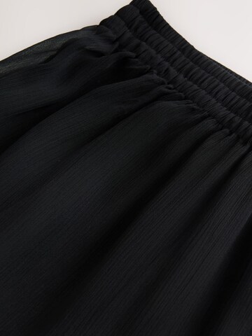 Next Wide leg Trousers in Black
