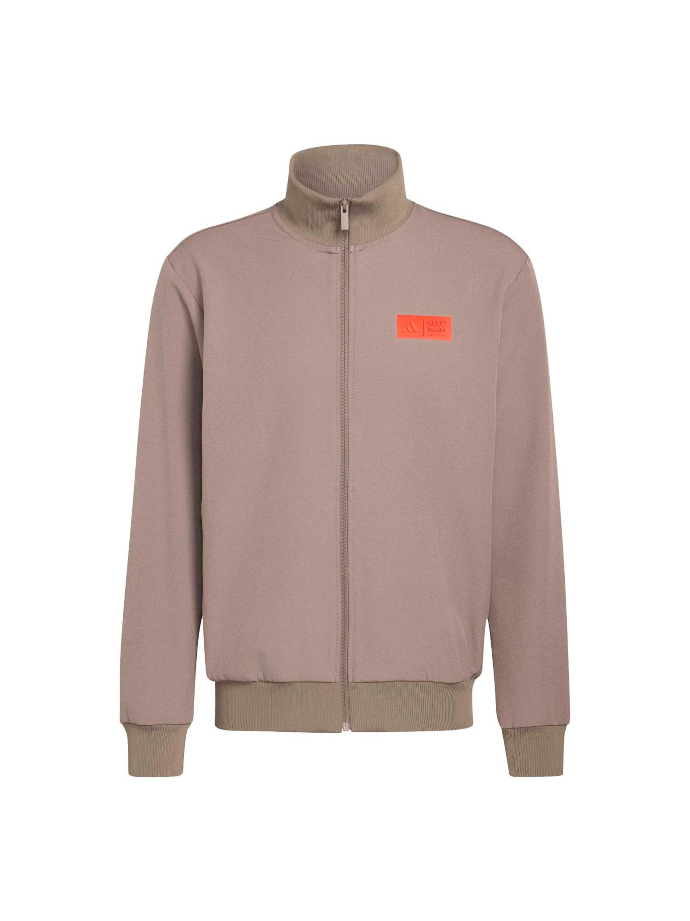 ADIDAS SPORTSWEAR Sportsweatjacke 'Audi Formula One Teams' in Braun: Vorderseite