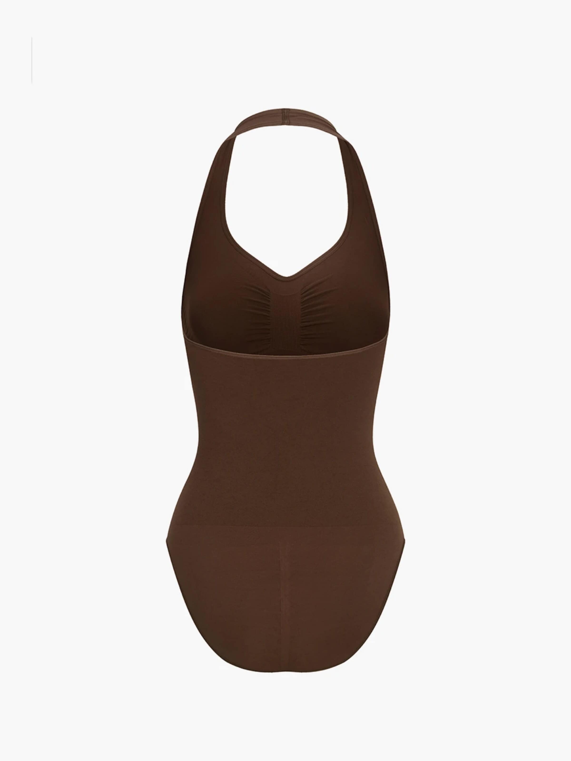 cfab Shapingbody 'Neckholder Bodysuit mit Slip' i brun