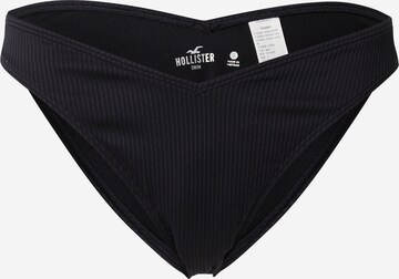 HOLLISTER Bikini hlačke | črna barva: sprednja stran