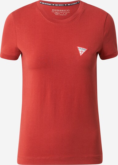 GUESS T-Shirt in rot / schwarz / weiß, Produktansicht
