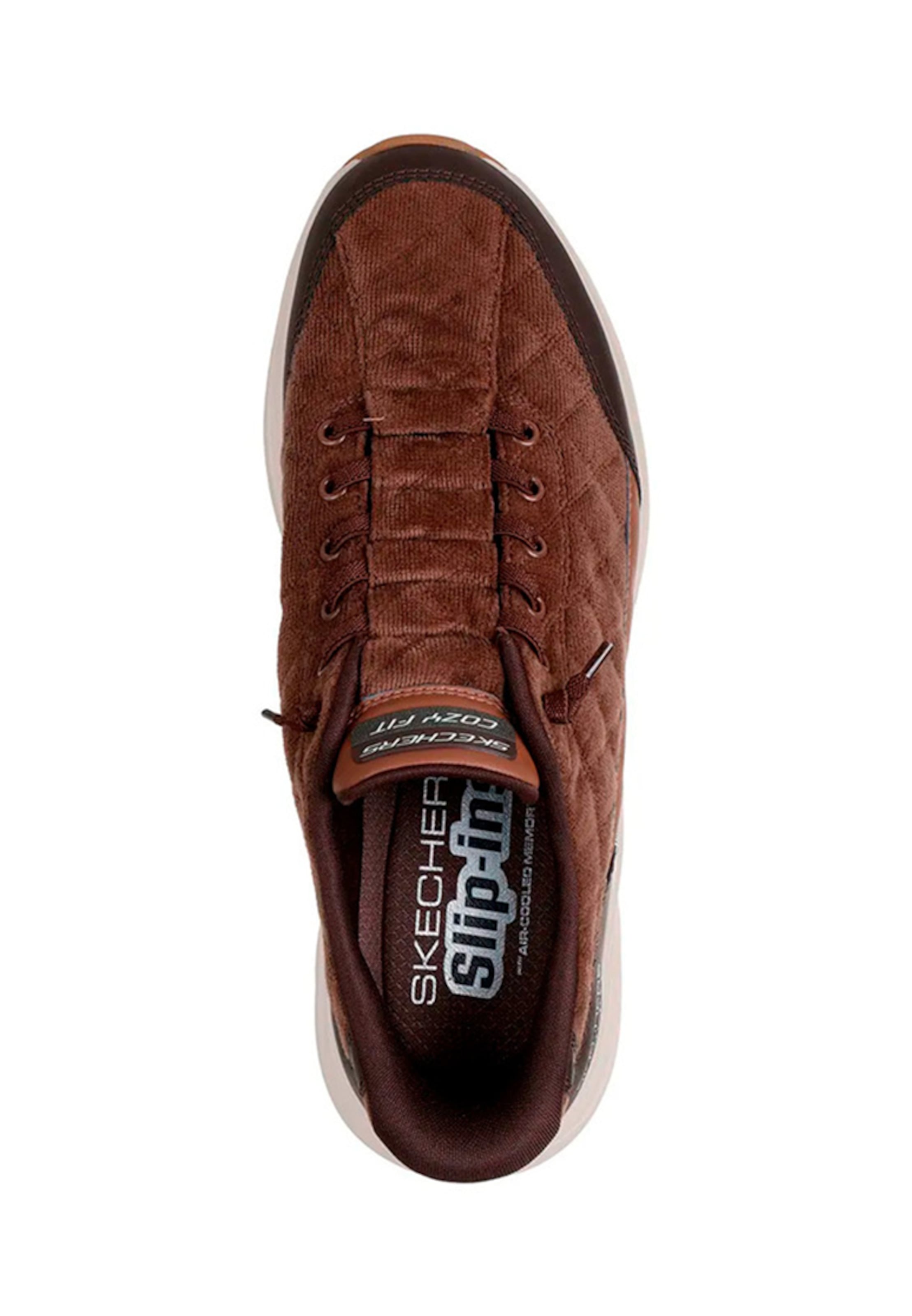 Sneaker bassa 'CONTOUR' di SKECHERS in marrone