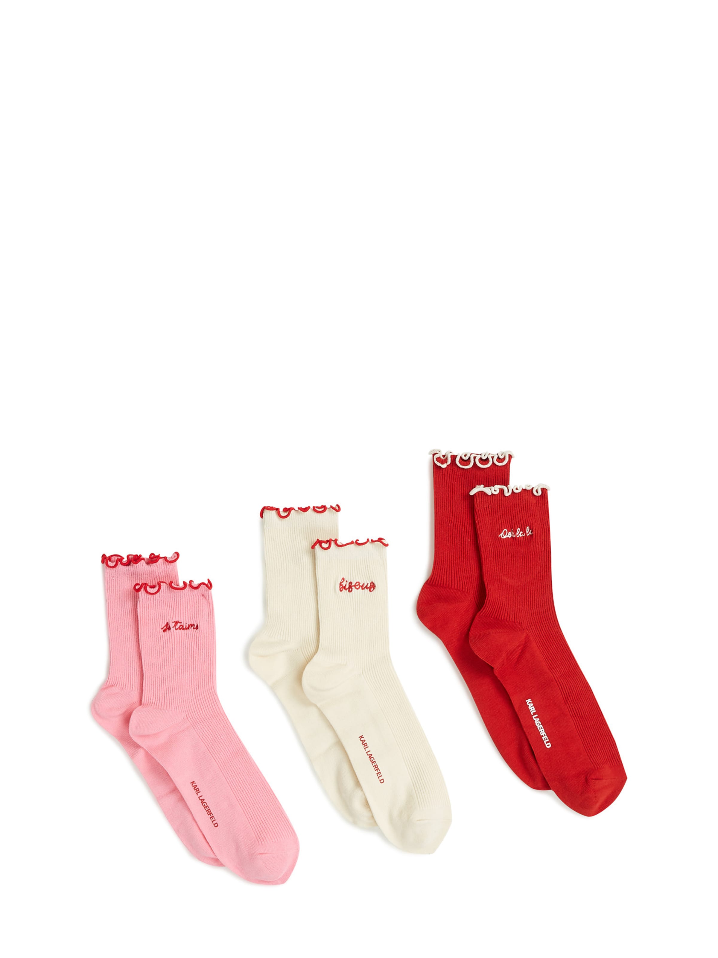 smėlio Karl Lagerfeld Kojinės