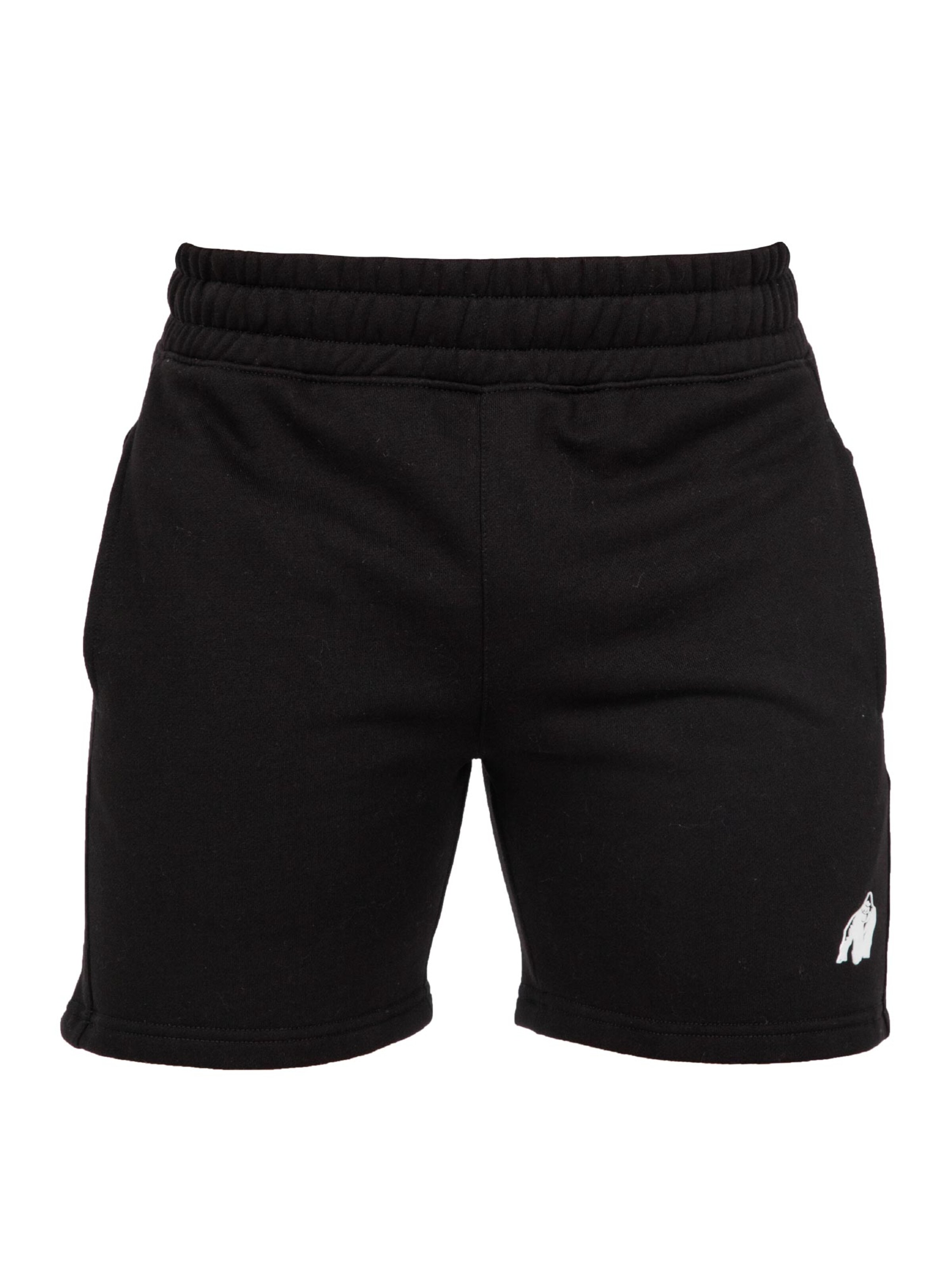 Slimfit Pantaloni 'Leon' di Gorilla Wear in nero: frontale