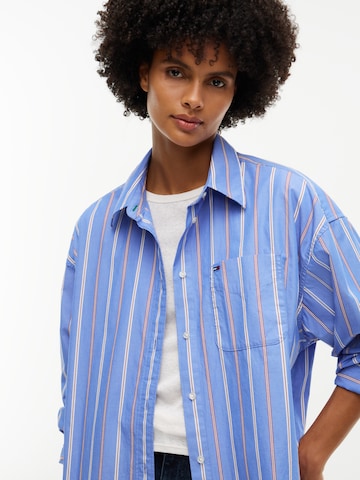 mėlyna Tommy Jeans Palaidinė 'ESSENTIAL'