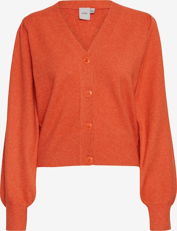 ICHI Strickjacke 'Kate' in Orange: predná strana