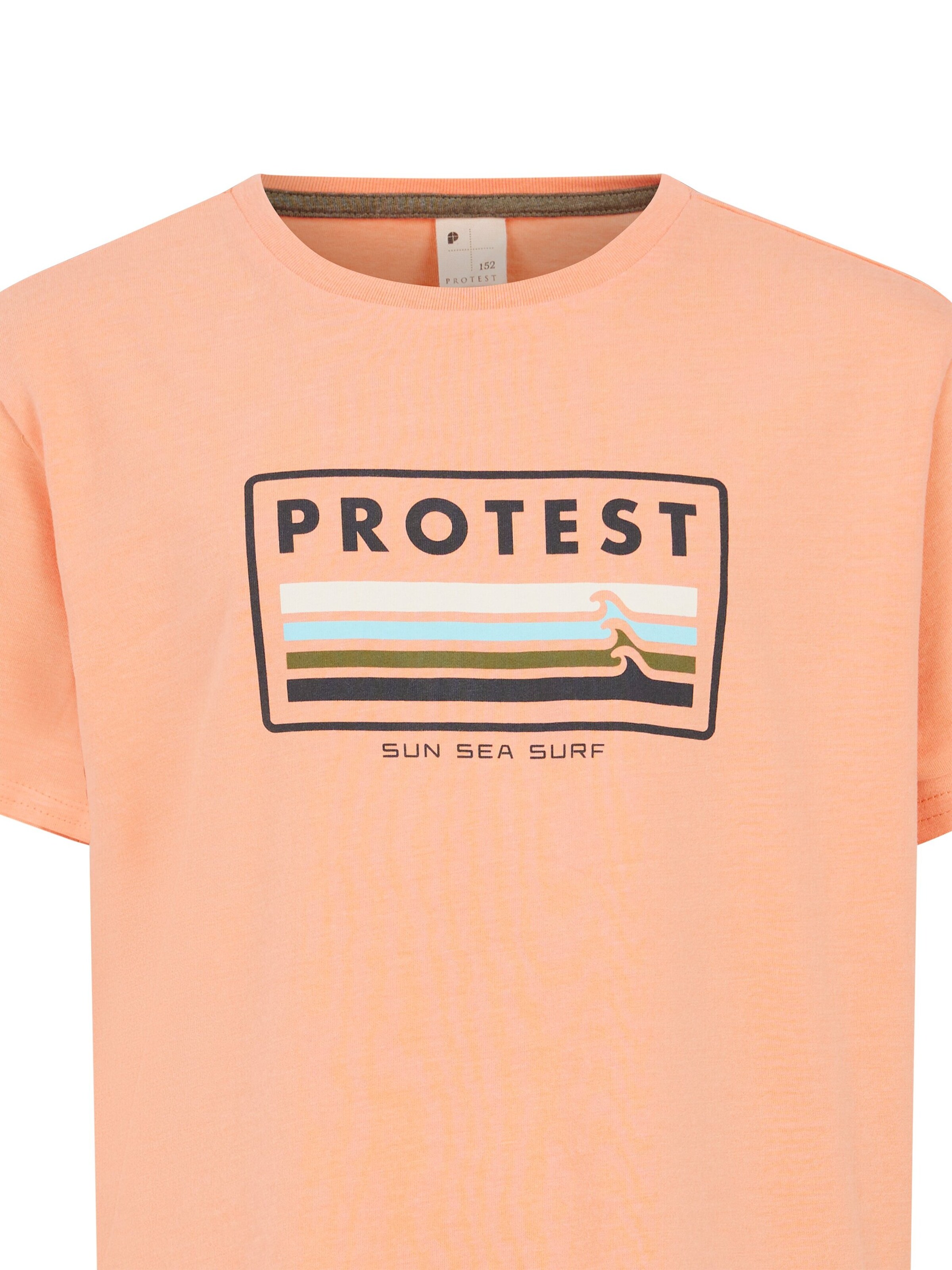 PROTEST Shirt 'PRTMarius JR' in Oranje