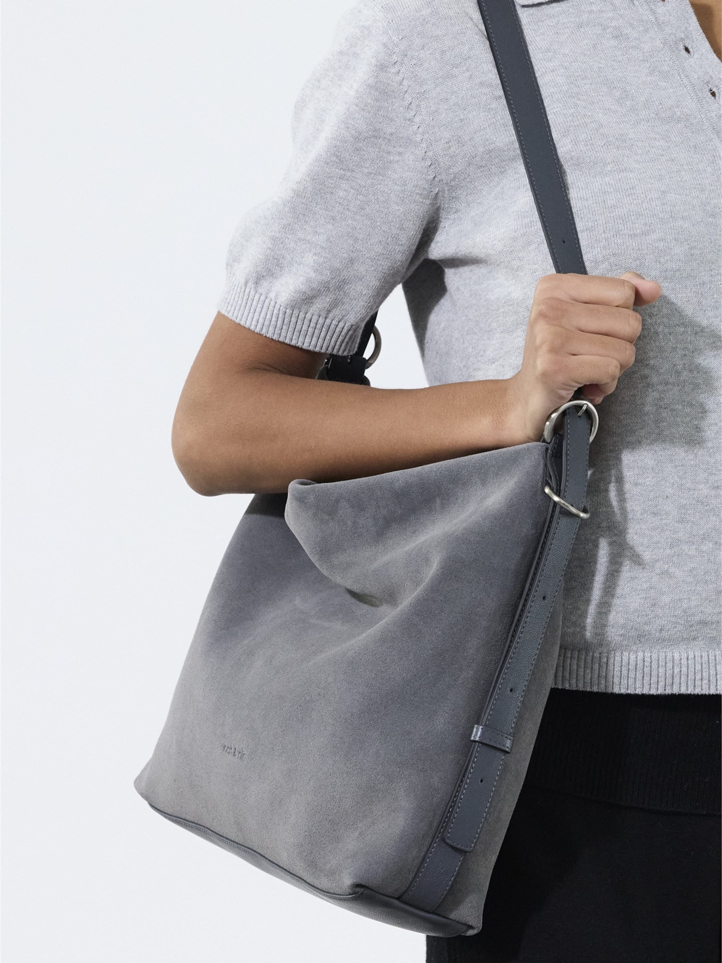 Nat&Nin Shoulder Bag ' MOREEN ' in Grey