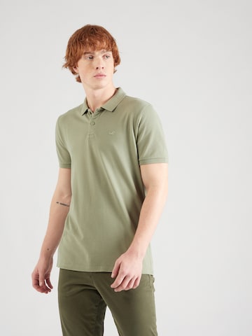 HOLLISTER Tričko – zelená: přední strana