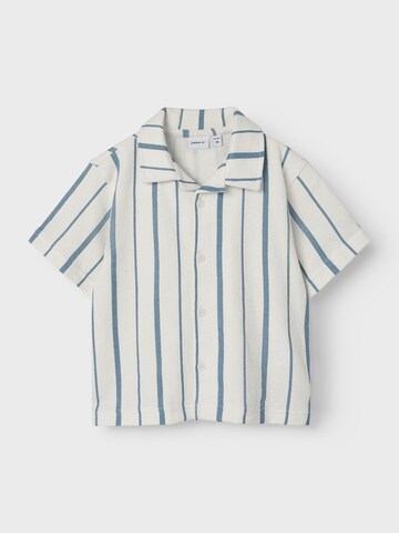 NAME IT Comfort fit Button up shirt in White