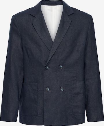 Casual Friday - Chaqueta tipo saco para negocios ' CFEdlund Linen ' en azul: frente