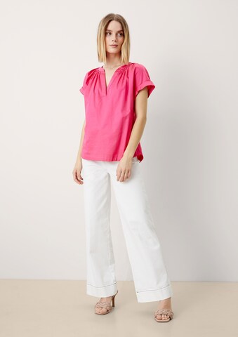 s.Oliver BLACK LABEL Blouse in Pink