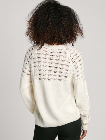 Pepe Jeans Trui 'Naina' in Wit