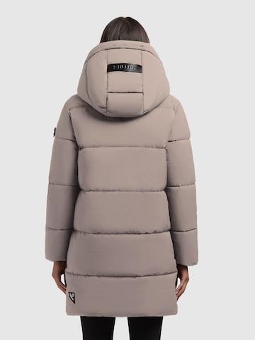 Manteau d’hiver 'Haya2 Matt' khujo en gris
