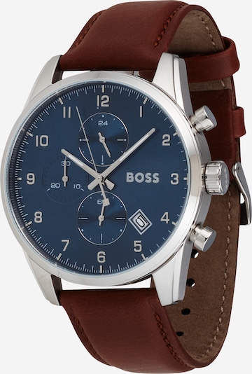 BOSS Black Analog Watch in Blue / Dark brown / Silver, Item view