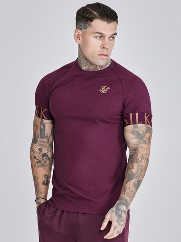 SikSilk T-Shirt in Rot: Vorderseite
