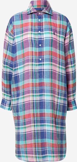 POLO RALPH LAUREN Košeľové šaty - modrá / dymovo modrá / nefritová / fialová / biela, Produkt