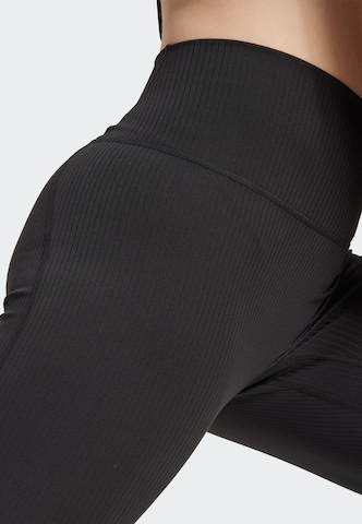 ADIDAS PERFORMANCE Skinny Workout Pants 'All Me' in Black