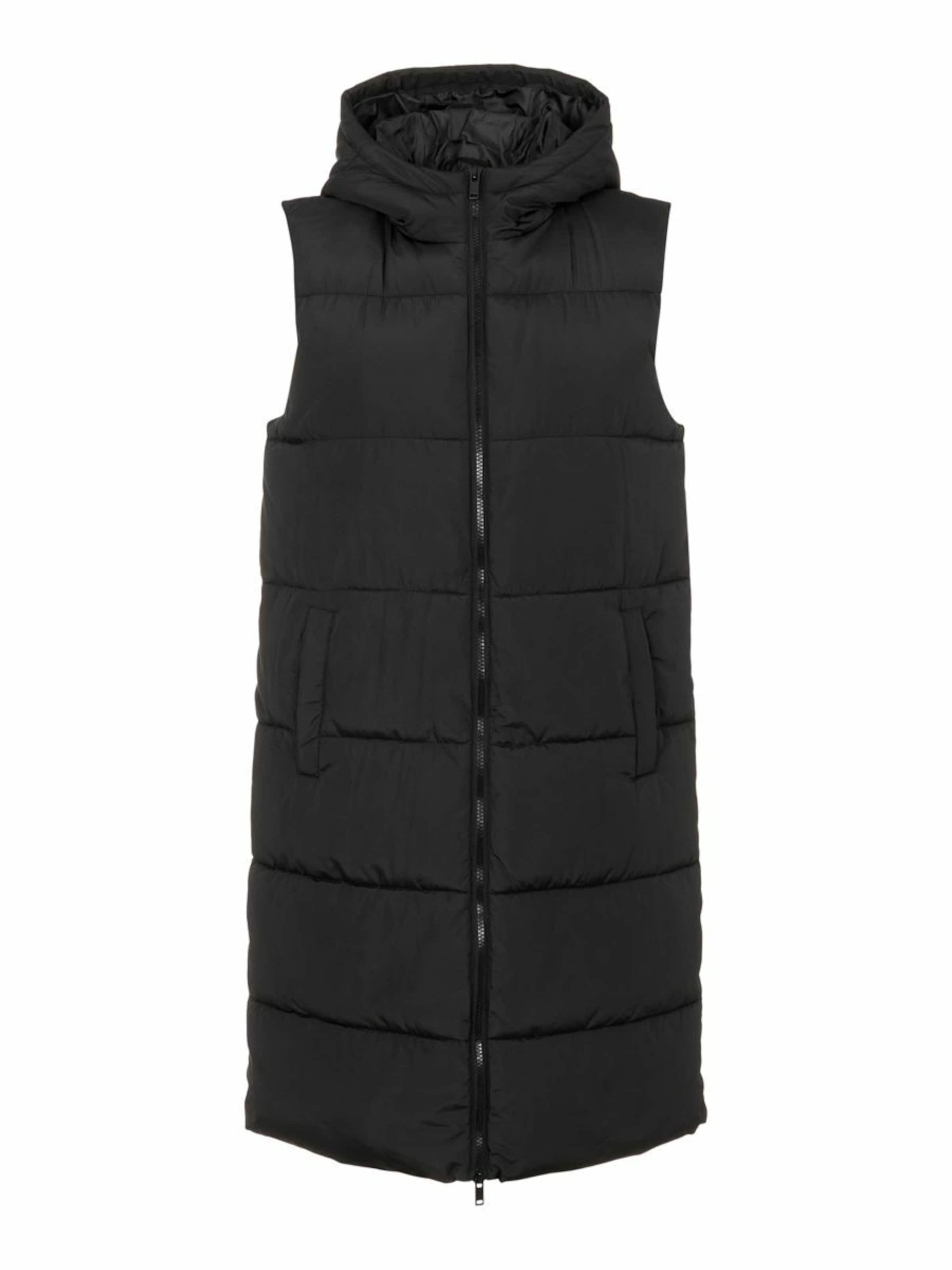 Gilet 'PCBee' PIECES en noir : devant