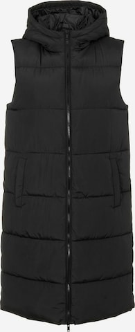 PIECES Vest 'Bee' in Black: front