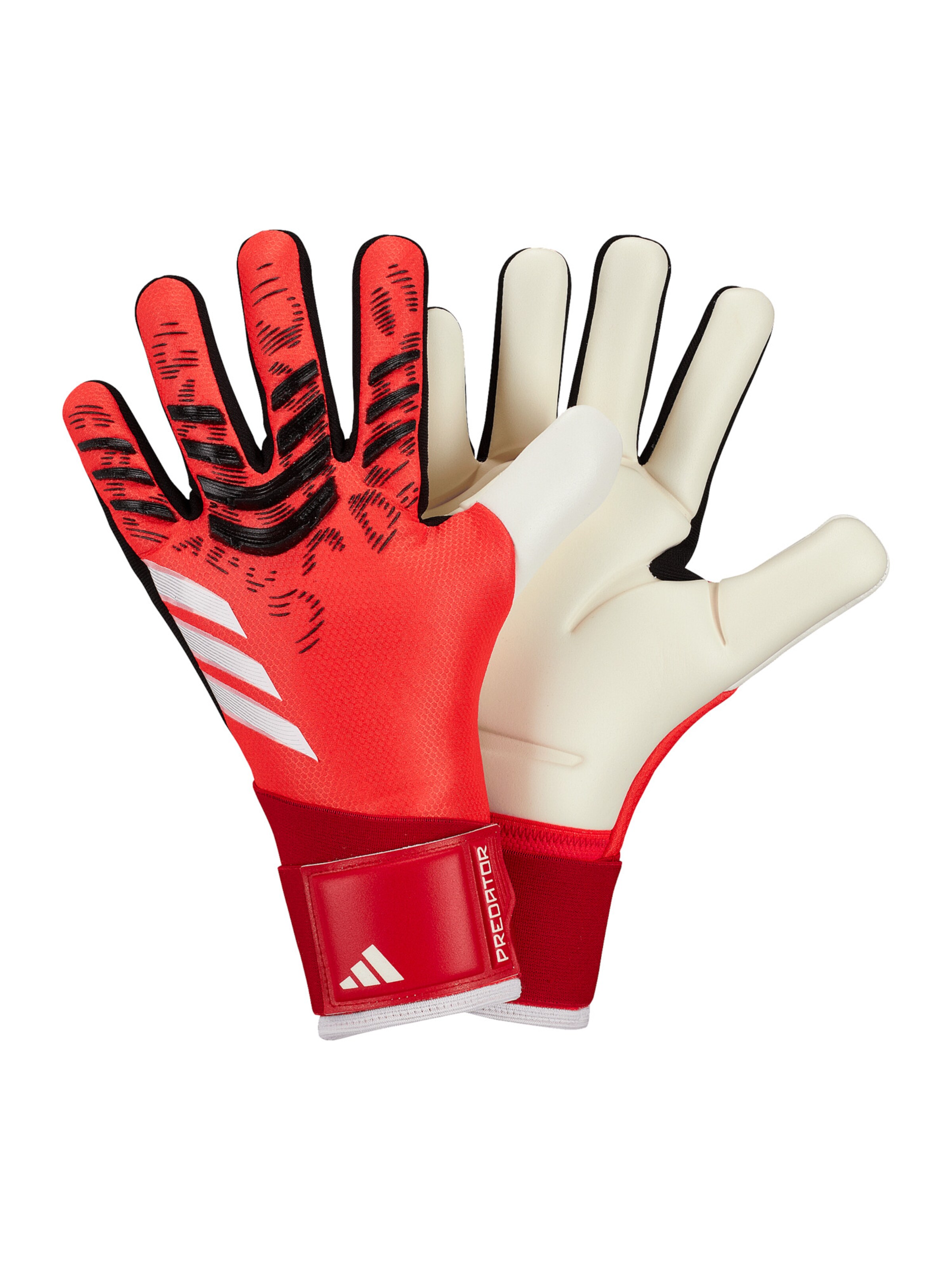 ADIDAS PERFORMANCE Athletic Gloves in Carmine red / Light red / Black / Off white, Item view