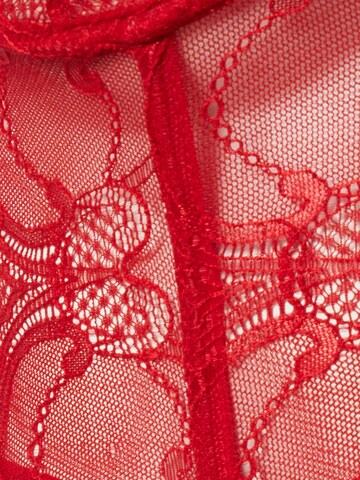 Nasty Gal - Bandeau Conjuntos de lingerie em vermelho