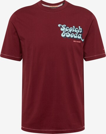 SCOTCH & SODA T-Shirt in Rot: predná strana