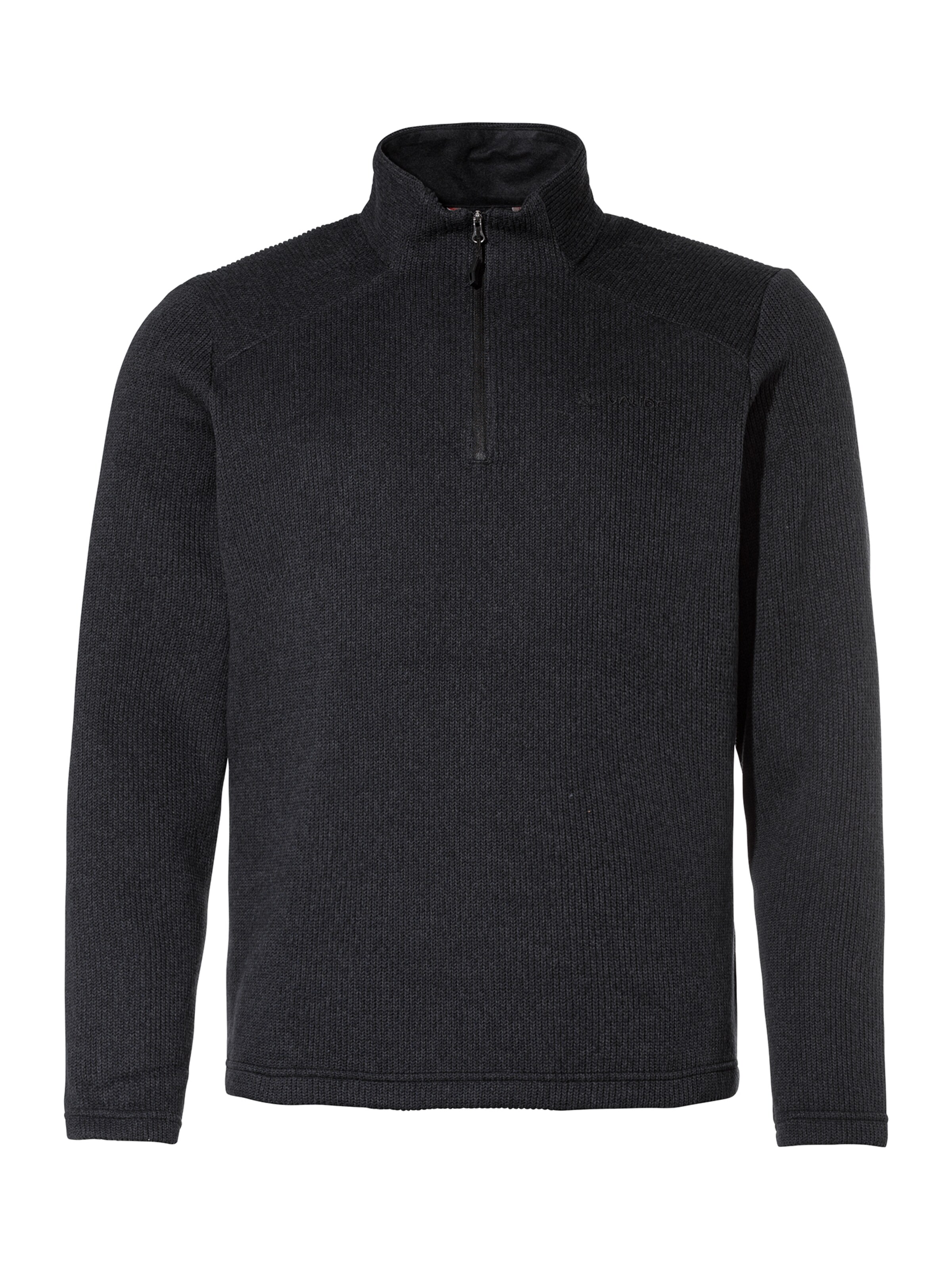 VAUDE Sports sweater 'Tesero' in Black: front