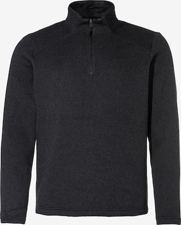 VAUDE Sports sweater 'Tesero' in Black: front