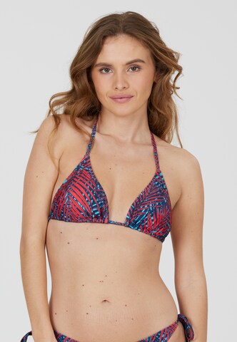 Cruz Triangle Bikini Top 'Monique' in Red: front