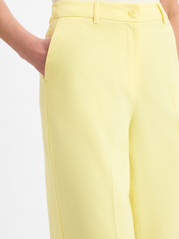 MORE & MORE Wide leg Pantalon in Geel