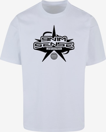 9N1M SENSE Shirt 'Universe' in White: front
