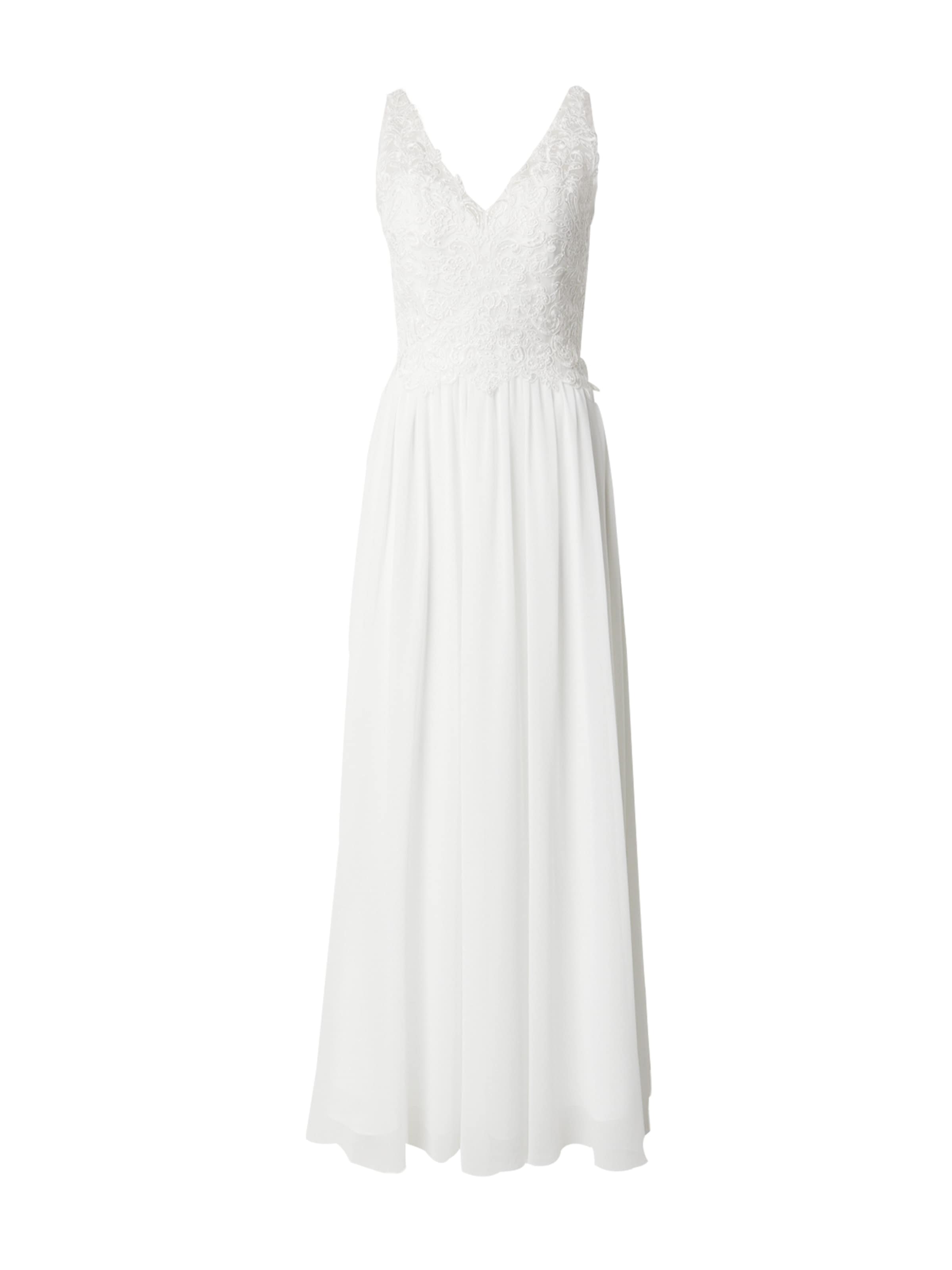 mascara Společenské šaty – bílá: přední strana