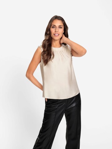 heine Bluse in Beige: Vorderseite