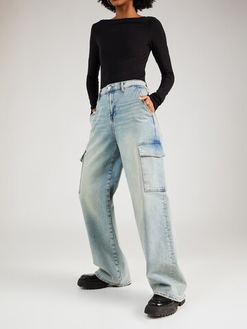 7 for all mankind Wide Leg Jeans 'Scout Frost' in Blau: predná strana