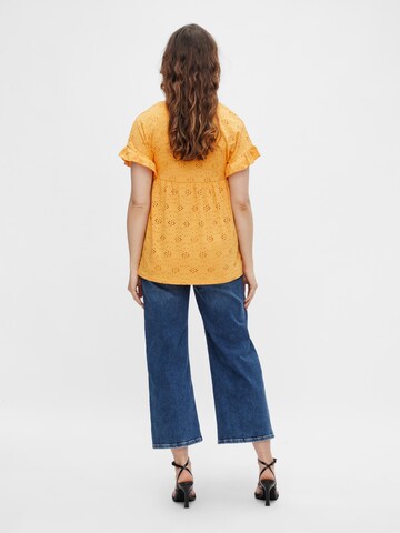 MAMALICIOUS Blus 'Dinna' i orange