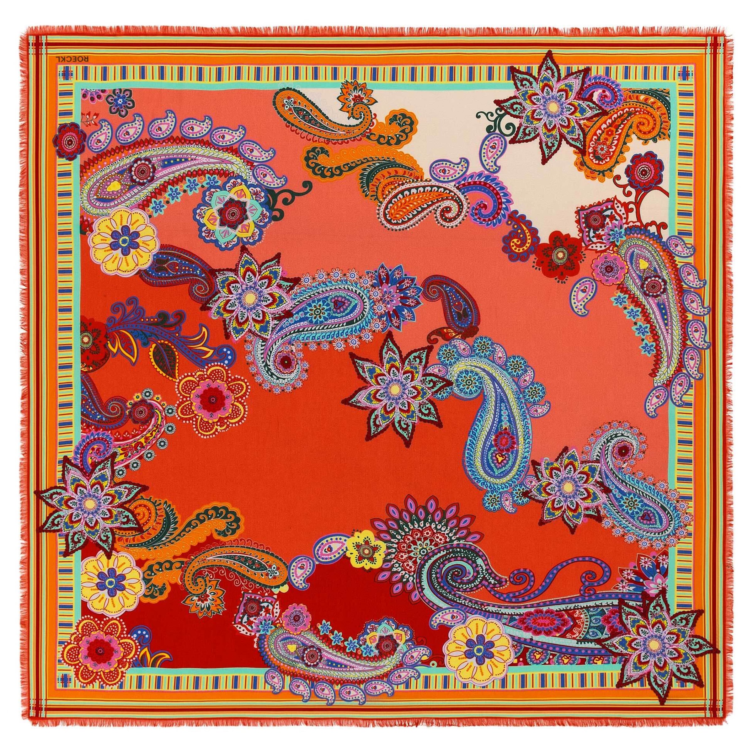 Roeckl Tuch 'SUMMER VIBES' in Orange: Vorderseite