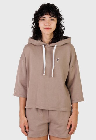 Kleinigkeit Bluzka sportowa 'Perry' w kolorze brązowy: przód