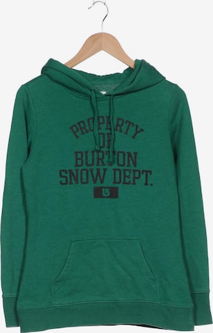 BURTON Sweatshirt & Zip-Up Hoodie in M in Green: front